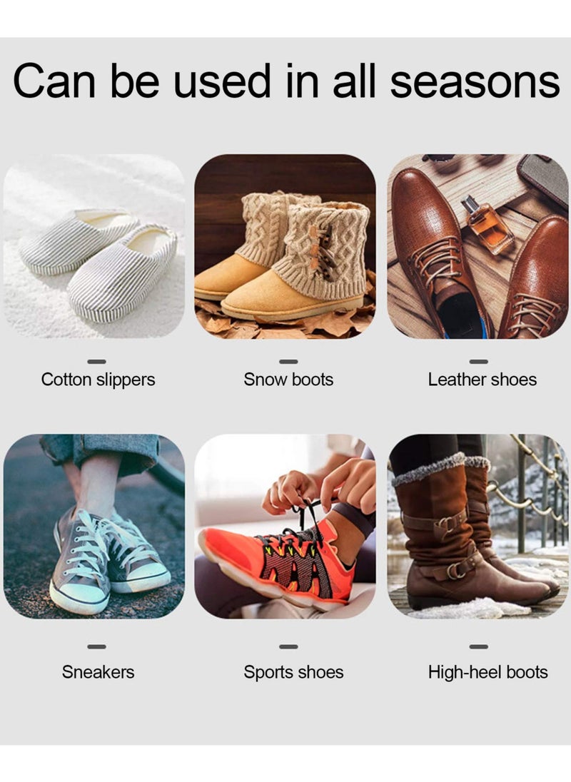 SYOSI - Boot Dryer, Shoes Dryer and Deodorizer, Foot Dryer 65℃ Boot Warmer Dryer with Heat Device, Double‑sided Porous Heat Dissipation for Shoes Sock Gloves(White) - Image 1