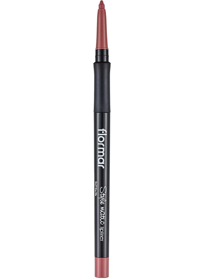 flormar Stylematic Matte Finish & Waterproof Lift Lip Pencil Packaging May Vary SL27 Kiss Me - Image 2