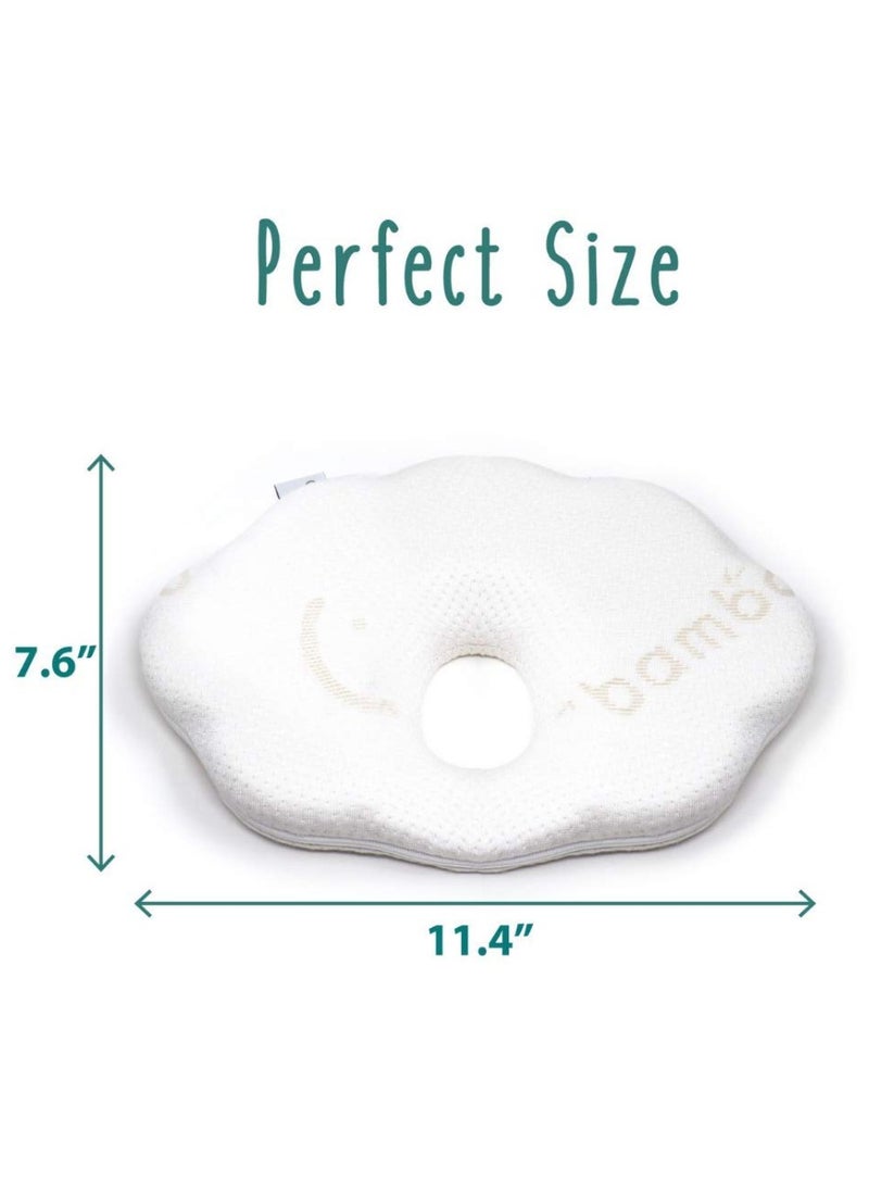 Cloud 9 Head Support With Bamboo Cover Removable White