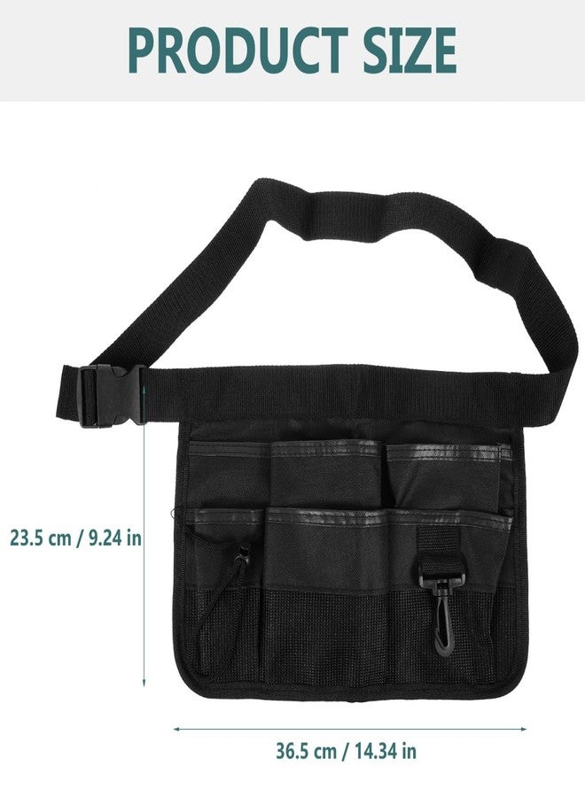 هيليلي حقيبة خصر لأدوات البستنة من HEALLILY - حزام منظم للأدوات من قماش أكسفورد خفيف الوزن مع جيوب متعددة للبستانيين ومصففي الشعر وتخزين محمول للأدوات اليدوية - Image 2