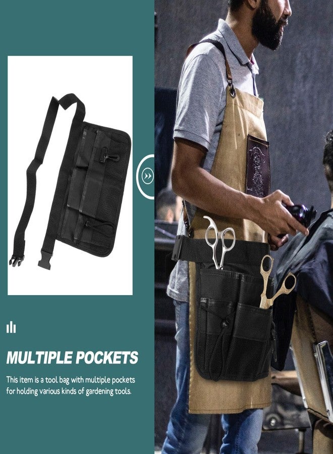 هيليلي حقيبة خصر لأدوات البستنة من HEALLILY - حزام منظم للأدوات من قماش أكسفورد خفيف الوزن مع جيوب متعددة للبستانيين ومصففي الشعر وتخزين محمول للأدوات اليدوية - Image 4