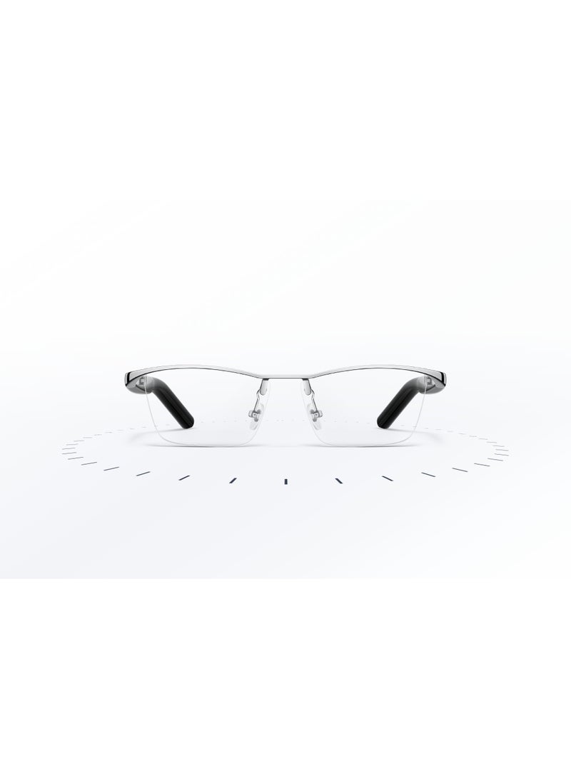 هواوي نظارات هواوي الذكية الجيل الثاني (Smart Glasses 2): تجمع بين نظارات بلوتوث وسماعات (Bluetooth Glasses & Headphones)، تدعم المكالمات والبث الذكي (Smart Announcements)، تصميم بدون إطار من التيتانيوم (Titanium Frameless Design)، مدمجة بتقنية متطورة (Advanced Technology)، نمط نظارات شمسية اختياري (Optional Sunglasses Style) - Image 5