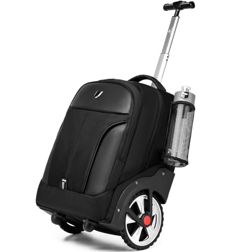 GOTECH Rolling Backpack,Waterproof Backpack with Wheels for Business and Travel Commuter, Carry on Backpack with Laptop Compartment, Fit 17 Inch Laptop, Wheeled Backpack for Adults - Image 1