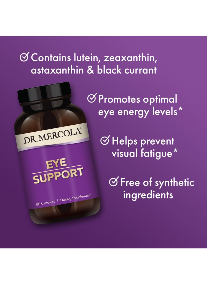 Dr. Mercola Eye Support, 90 Capsules, Dietary Supplement  - Image 4