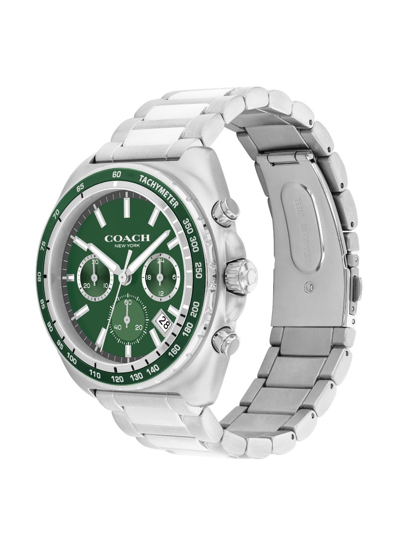 COACH COACH WATCHES TONNEAU CHRONOGRAPH MEN'S GREEN CASE WATCH - 14602701  - Image 1