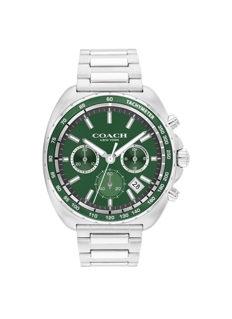 COACH COACH WATCHES TONNEAU CHRONOGRAPH MEN'S GREEN CASE WATCH - 14602701  - Image 2