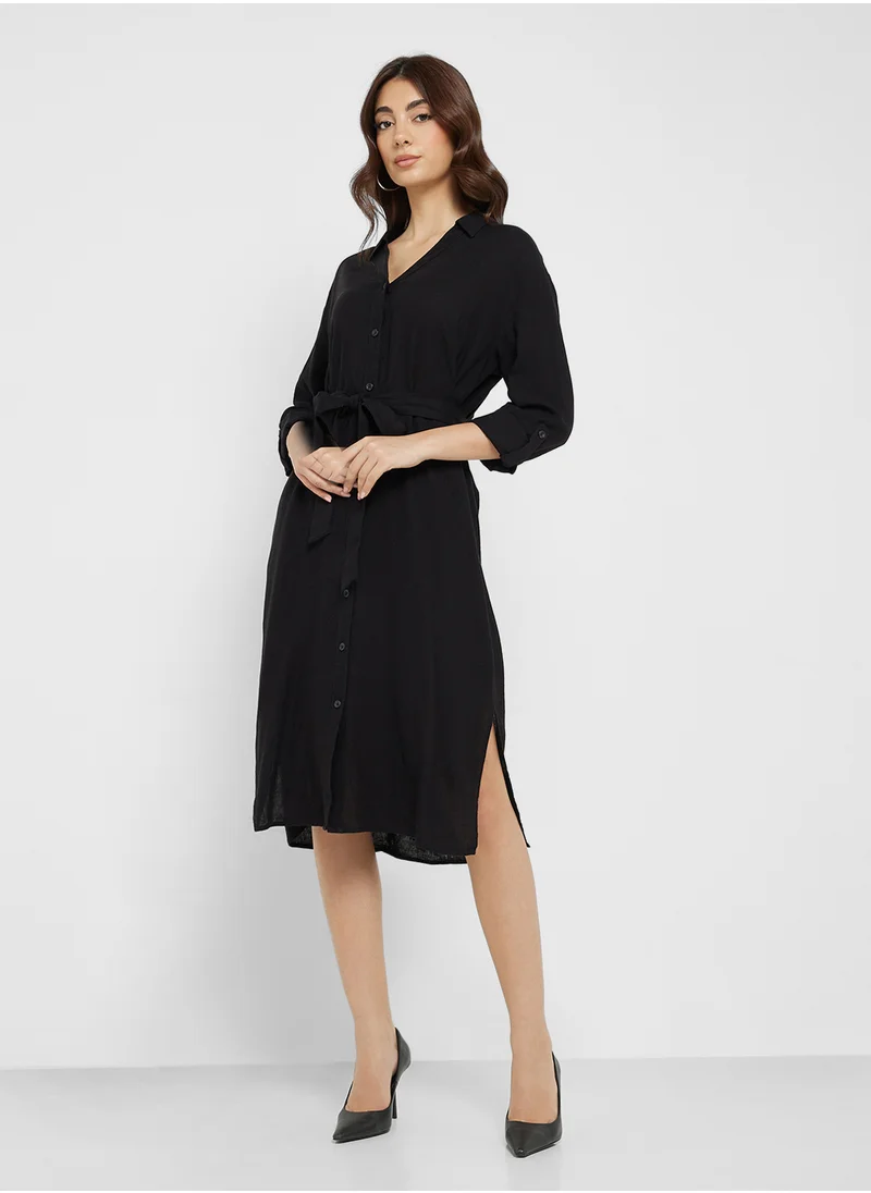 VERO MODA Loose Calf Shirt