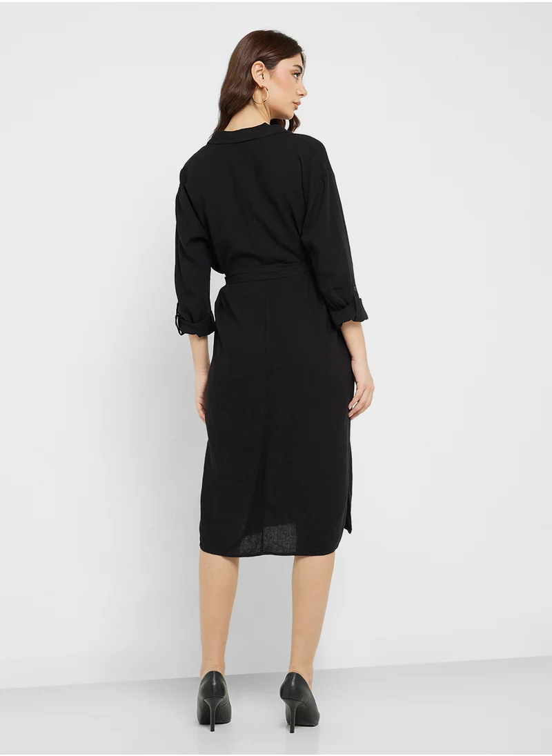 VERO MODA Loose Calf Shirt