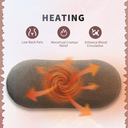 ANTIL'S Portable Cordless Heating Pad for Menstrual Pain Relief | Adjustable 3 Heat & 4 Massage Modes | Rechargeable Belly and Back Warmer for Women | Period Cramp Relief Belt – - Image 4