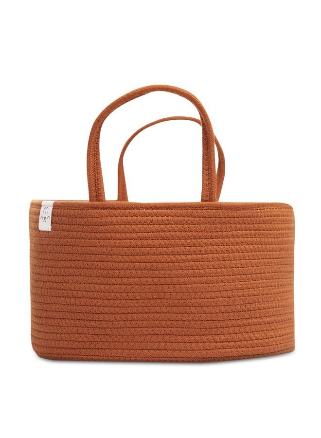 Natemia Diaper Caddy Organizer - Large Nursery Storage Bin, Portable Tote Bag with Dividers for Diapers & Wipes, Ideal for Car Travel - Image 4