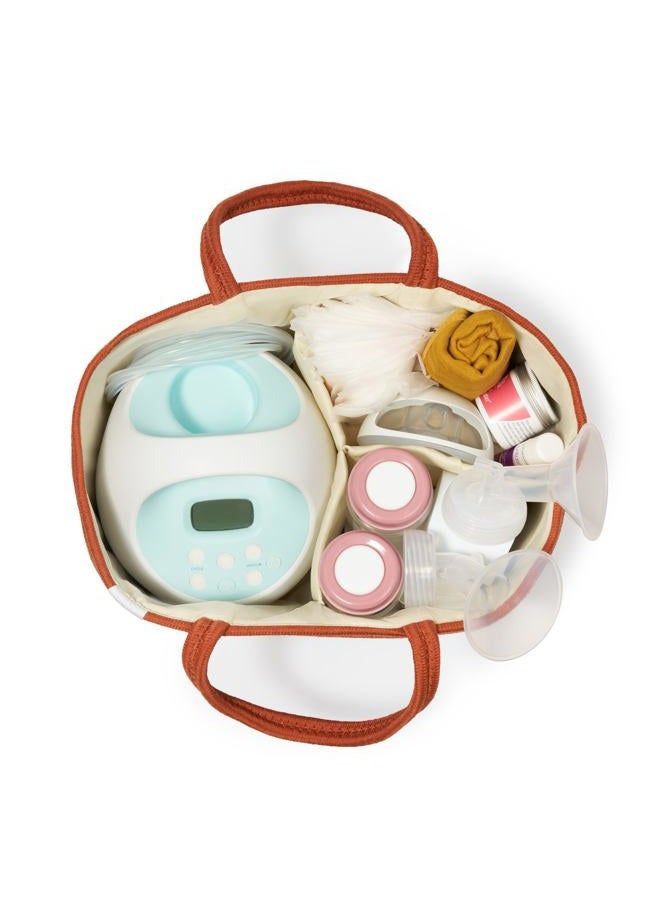 Natemia Diaper Caddy Organizer - Large Nursery Storage Bin, Portable Tote Bag with Dividers for Diapers & Wipes, Ideal for Car Travel - Image 2