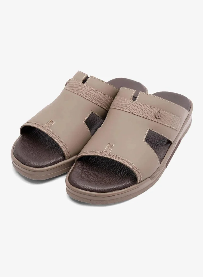UOMO Cavalier  UOMO CAVALIER EXTRA CUSHIONED STYLISH TRIM MENS SANDALS STONE for Men | Best Price UAE