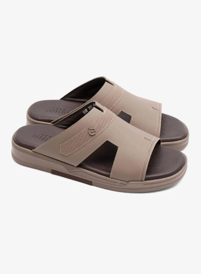 UOMO Cavalier  UOMO CAVALIER EXTRA CUSHIONED STYLISH TRIM MENS SANDALS STONE for Men | Best Price UAE