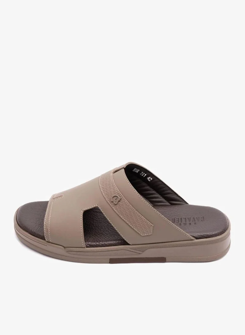 UOMO CAVALIER EXTRA CUSHIONED STYLISH TRIM MENS SANDALS STONE