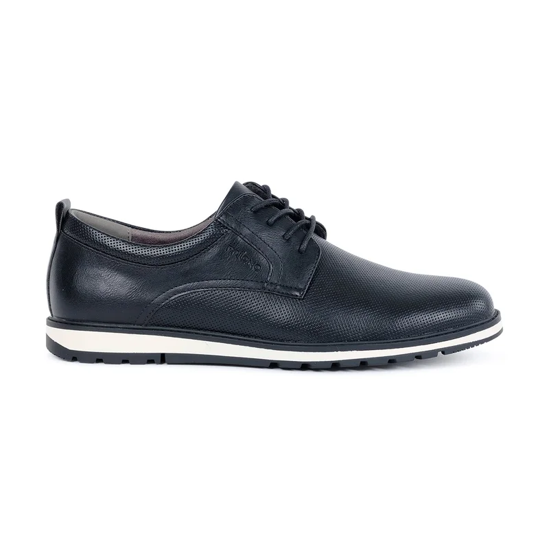 Milano Joneset Mens Casual Oxford-Black