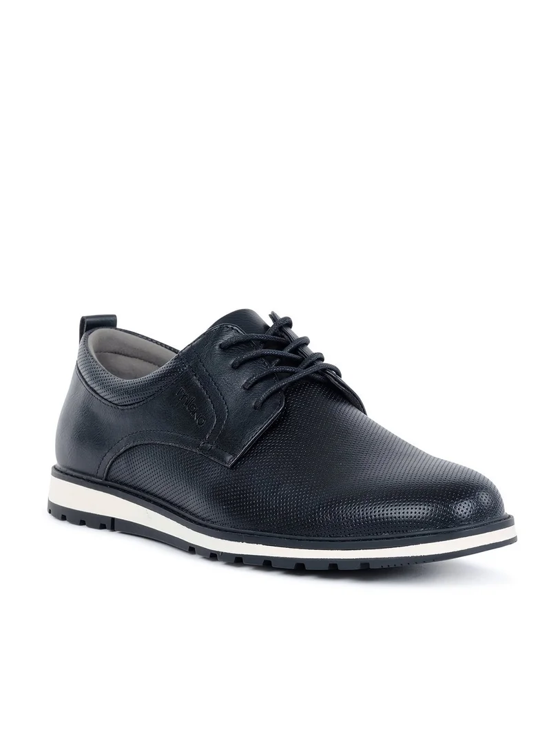 Milano Joneset Mens Casual Oxford-Black