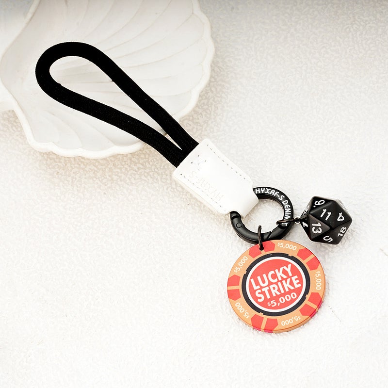 Luxury Ceramic Dice Keychain - Trendy & Unique Gift for Any  Occasion - Image 2