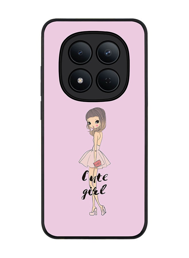 For Xiaomi Redmi Note 15 Pro 5G Case,Slim fit Camera Protection, Shockproof Thin Phone cover  - Coy Cute Girl