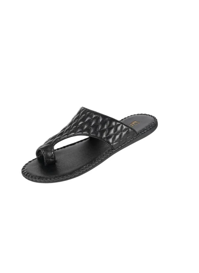 بارجيل أونو 008-3434 Barjeel Uno Mens Arabic Sandals 201905-12 Black