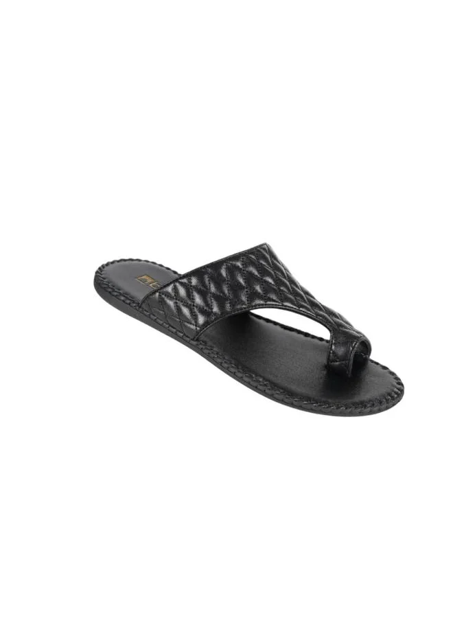 بارجيل أونو 008-3434 Barjeel Uno Mens Arabic Sandals 201905-12 Black