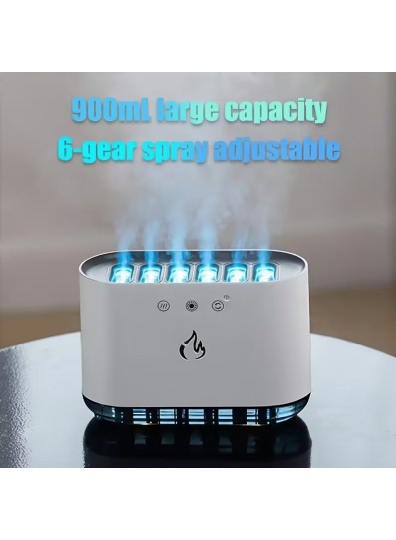 vexa pro 900ml Essential Oil Diffuser & Air Humidifier – 6-Gear Cool Mist, Music Light, RGB Color-Changing Aroma Diffuser, White - Image 3