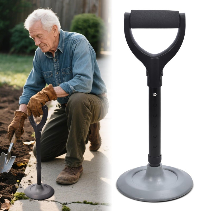 Sangohe Mobility Aids Tool Device to Help Get up from Floor, Standing Aids & Supports Assist Handle for Seniors, Lift Assist for Elderly, Indoors, Garden, Housework, Black, 503C - Image 1