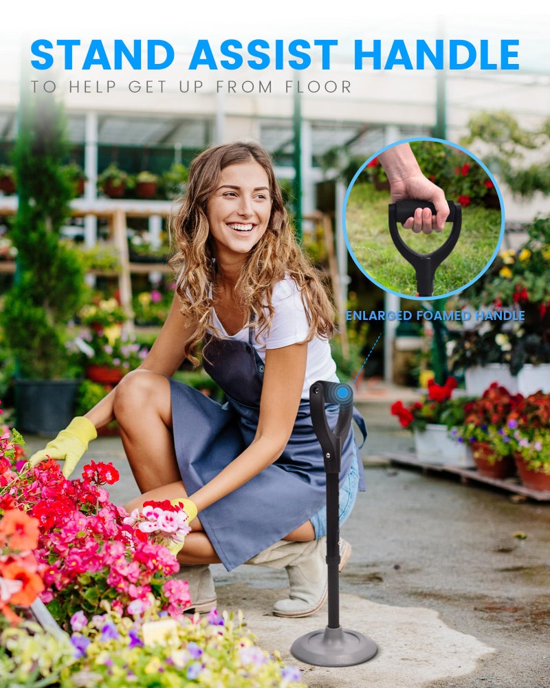 Sangohe Mobility Aids Tool Device to Help Get up from Floor, Standing Aids & Supports Assist Handle for Seniors, Lift Assist for Elderly, Indoors, Garden, Housework, Black, 503C - Image 5