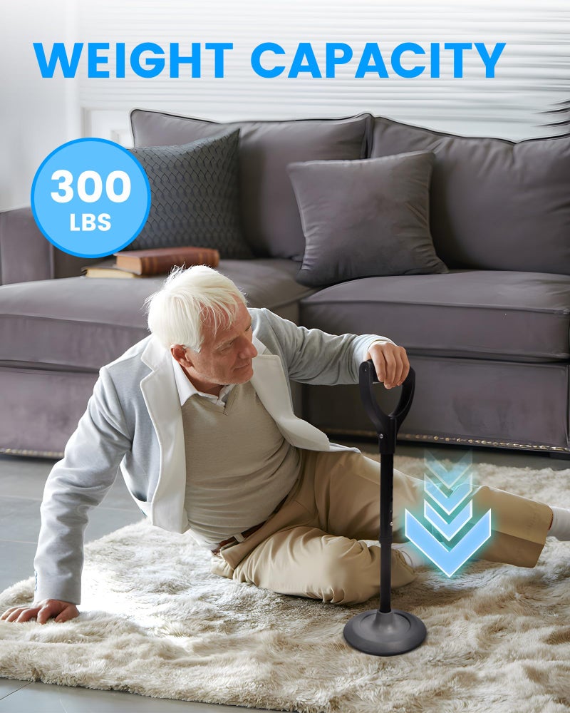 Sangohe Mobility Aids Tool Device to Help Get up from Floor, Standing Aids & Supports Assist Handle for Seniors, Lift Assist for Elderly, Indoors, Garden, Housework, Black, 503C - Image 4