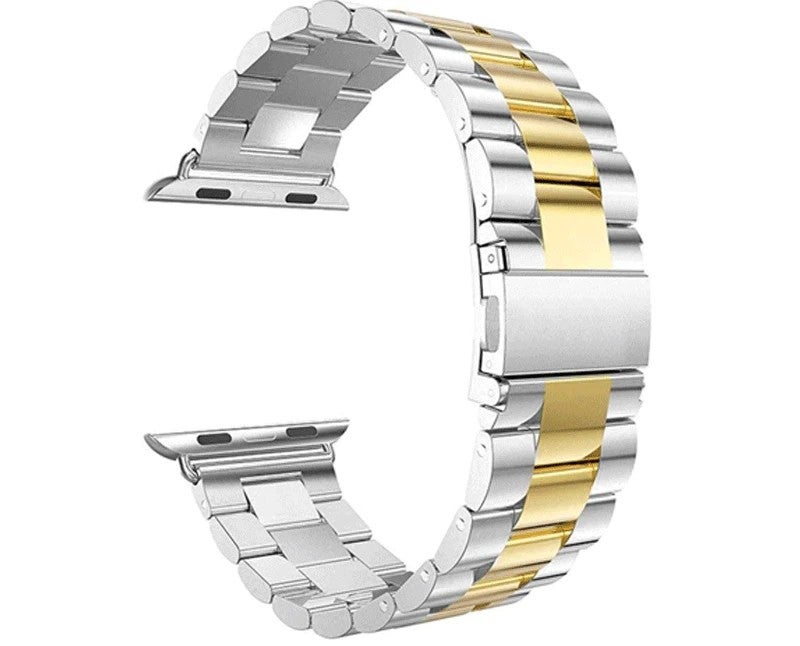 Bluejw Luxury Stainless Steel Replacement Watch Strap for Apple Watch 45mm 44mm 42mm 41mm 40mm – Durable Metal Sport Bracelet Band - Image 1
