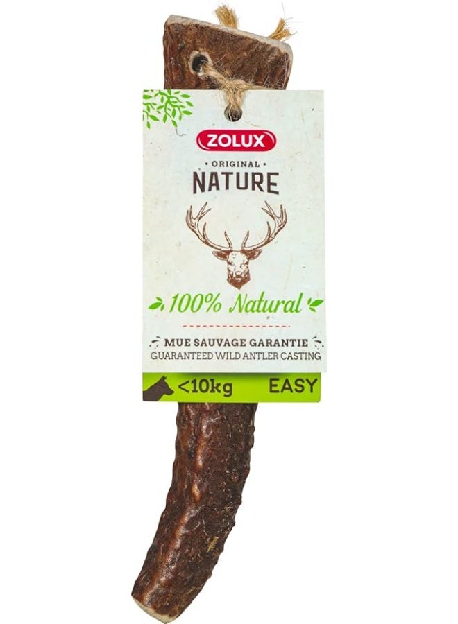 Zolux Original Nature Brown Deer Antler Chew Toy for Dogs (Up to 10kg) , 1 pcs - Image 1