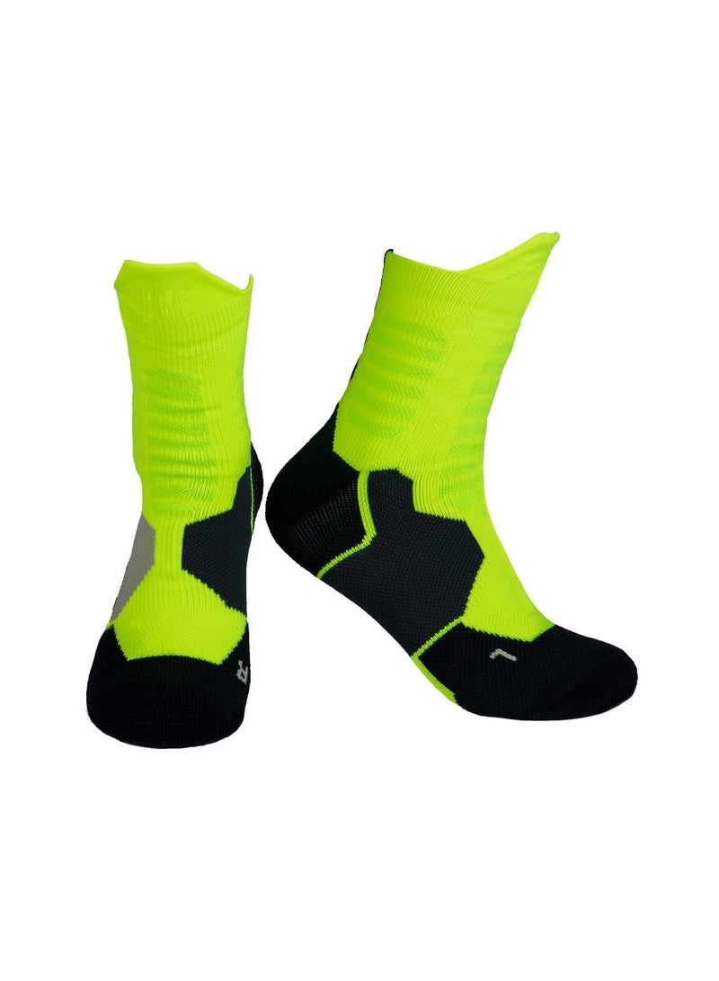 Loquat Anti Slip Mid Calf Sport Socks