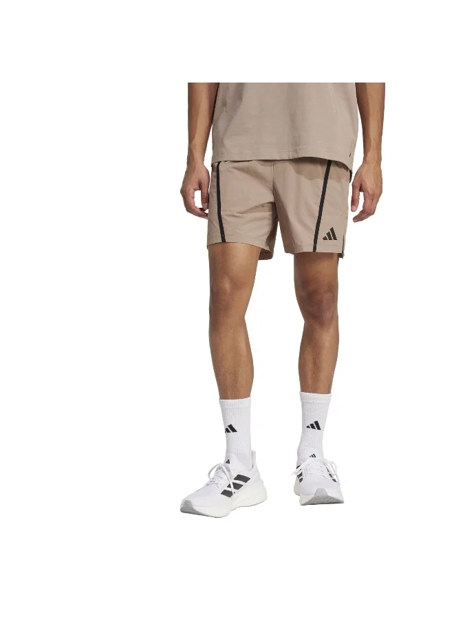Adidas D4T Ps Shorts Brown Training Shorts For Men XS 5"
