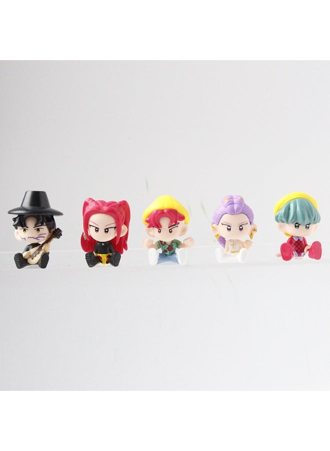 KPop Demon Hunters surrounding trendy Doll pendant Keychain Children's Toy Gift Gift for Family and Friends - Image 2