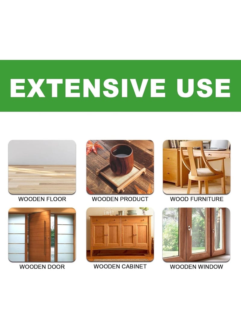 Zikra Beeswax Furniture Polish, 2 Pcs Natural Micro Molecularized Beeswax Protector with 2 Sponges, Wood Floor Anti-Cracking Polishing Cleaner, Wood Scratch Repair Beeswax for Table, Floor, Chair, Cabinet - Image 3