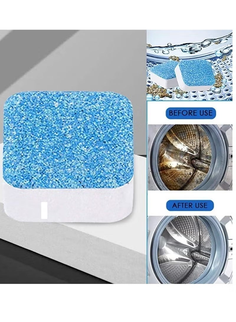 12PCS Washing Machine Deep Cleaner Tablets – Powerful Descaling & Odor Removal Tablets for Front & Top Load Washers, Deep Cleaning Drum & Internal Parts - Image 4