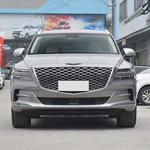 Kolya Compatible with 2021 2022 2023 2024 Genesis GV80 Accessories Front Hood Center Wing Emblem Logo Cover Bumper Badge Molding Trim (Glossy Blck) - Image 4