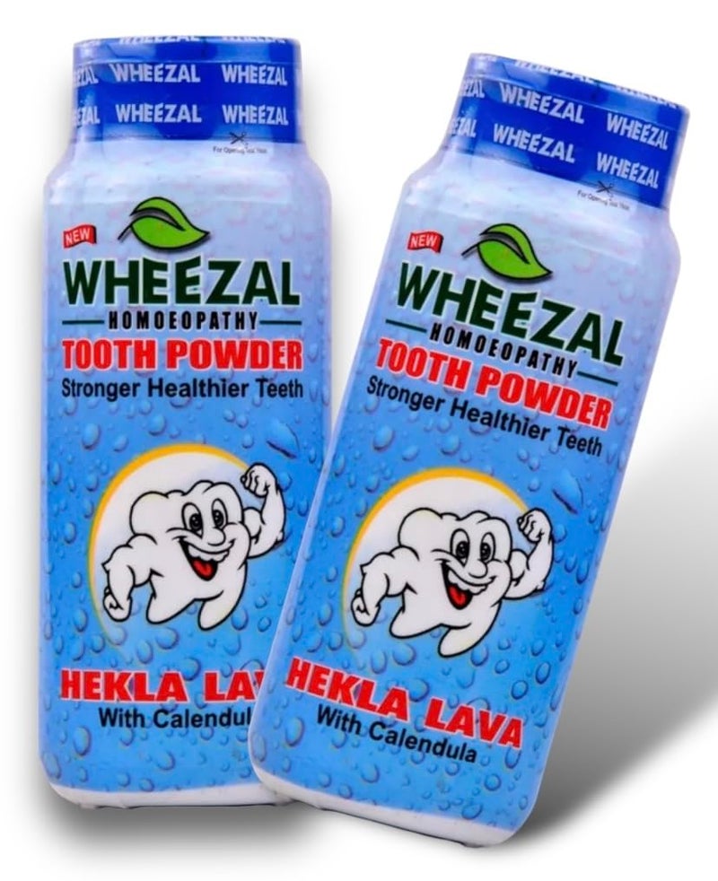 Wheezal Hekla Lava Tooth Powder (100g) - PACK OF 3 Bottle - Image 1