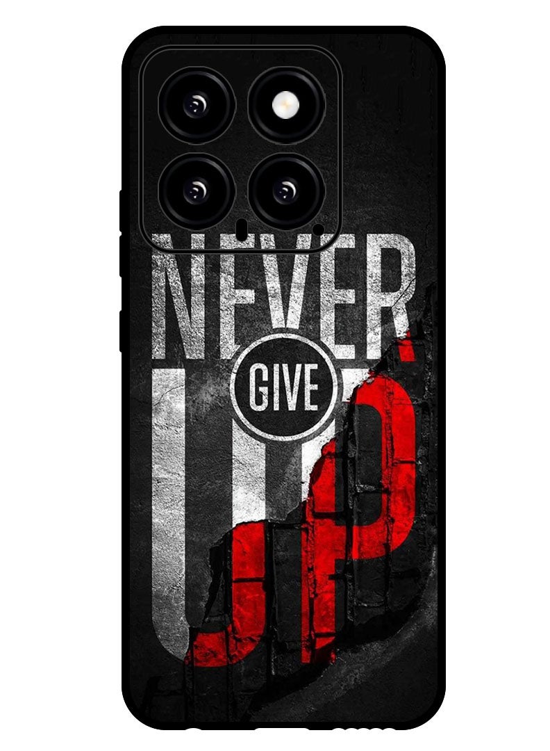 Theodor Protective Case Anti Scratch Shock Proof Bumper Cover For Xiaomi 14 Never Give Up (2) - Image 1