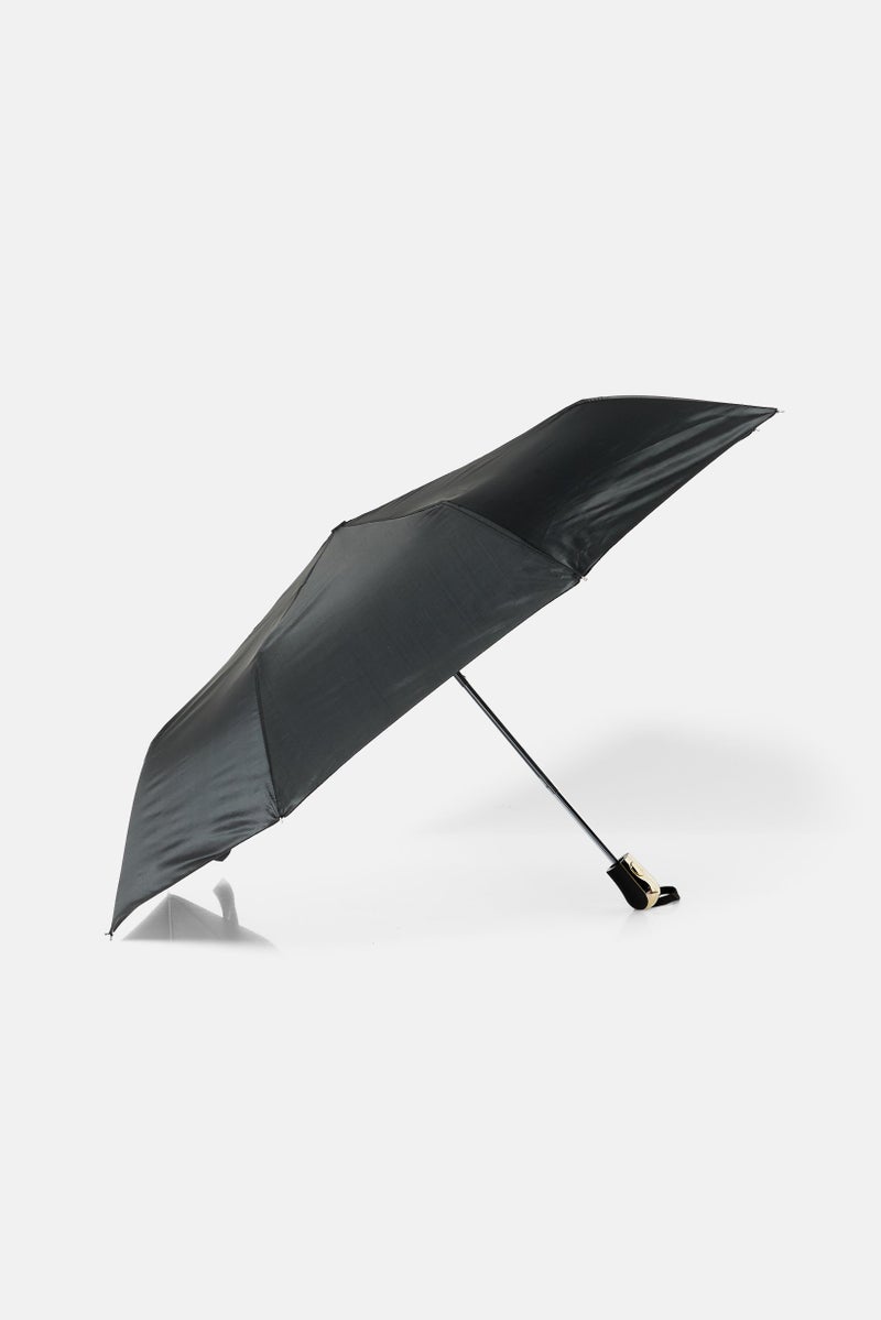 Juicy Couture Auto Open Brand Logo Umbrella, Black  - Image 1