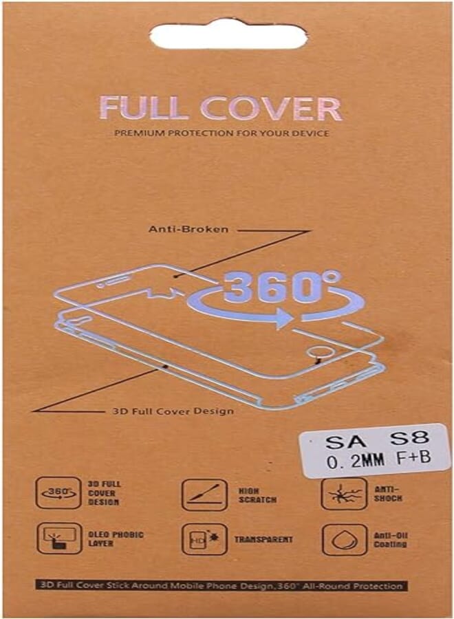 OR Gelatin 360 Full Screen Protector For Samsung Galaxy S8