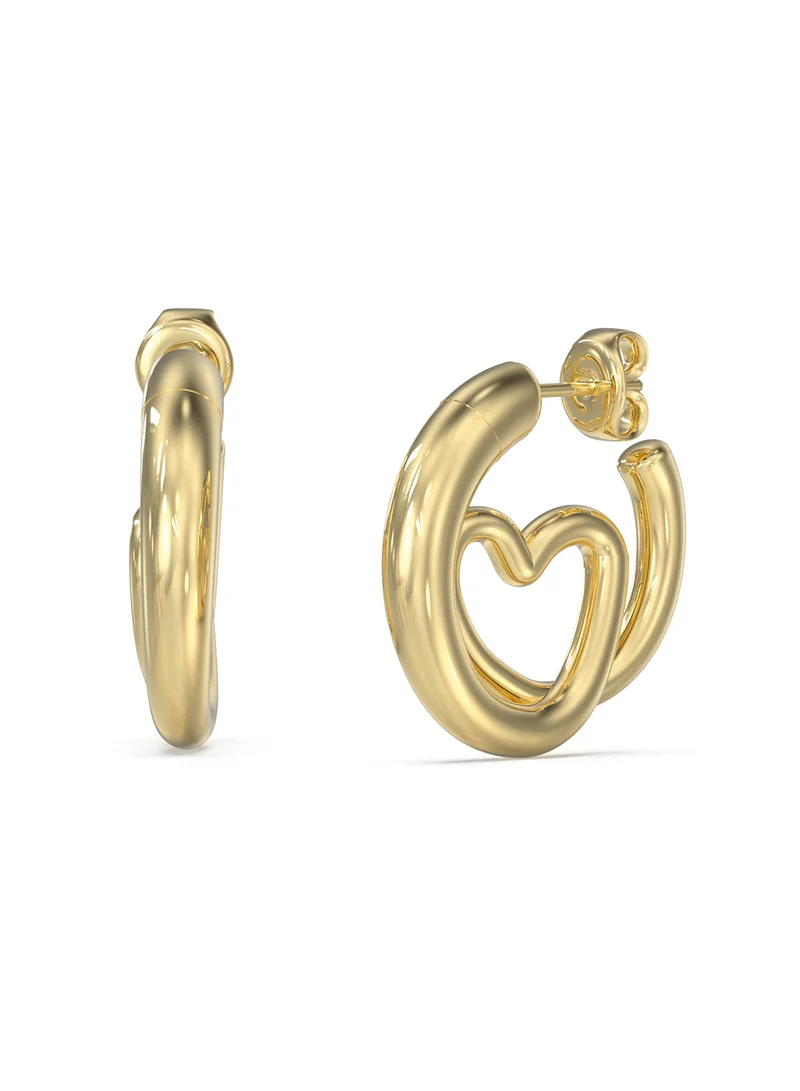 جس Iconique Non-Logo Earrings