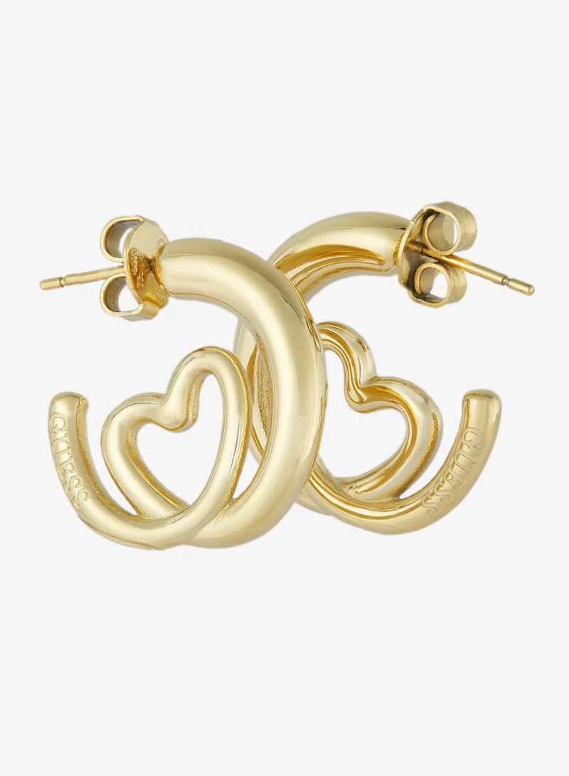 GUESS Iconique Non-Logo Earrings