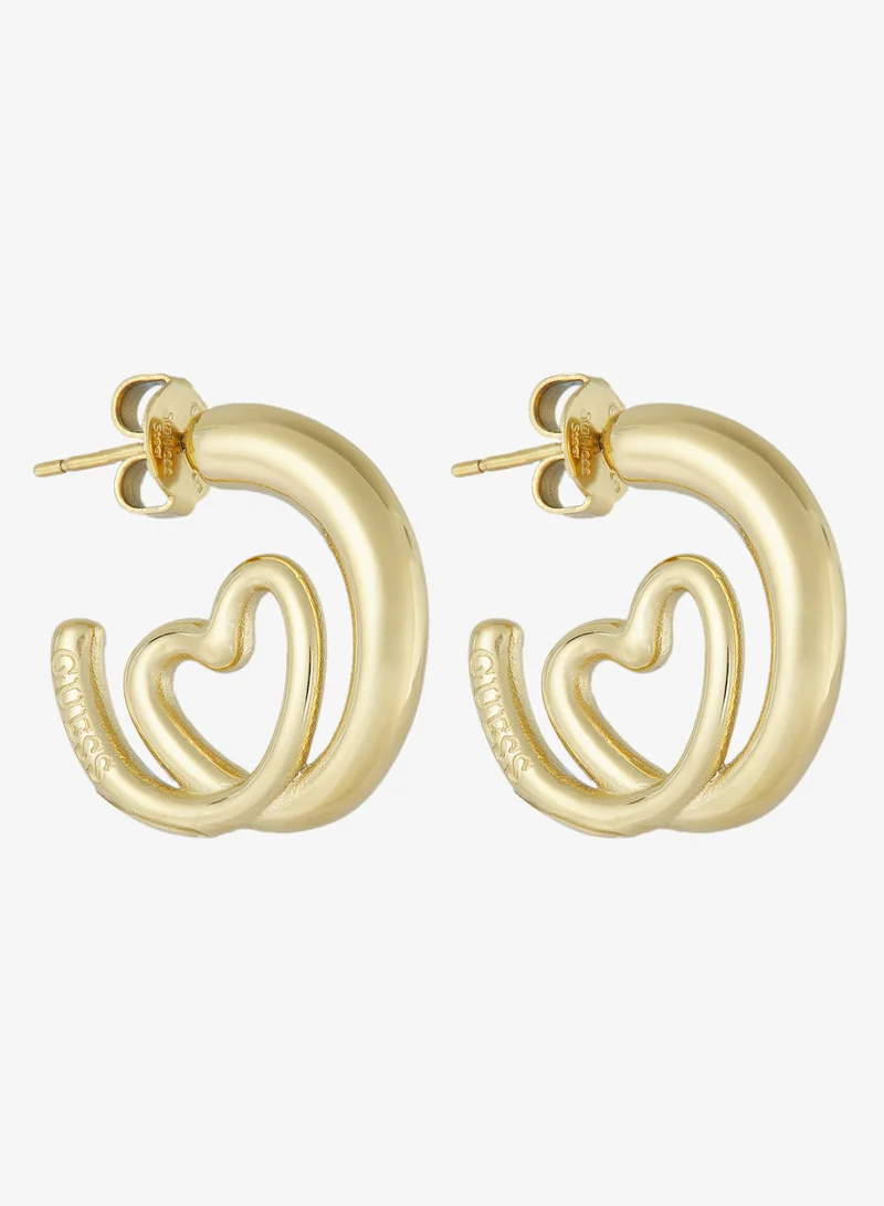 GUESS Iconique Non-Logo Earrings