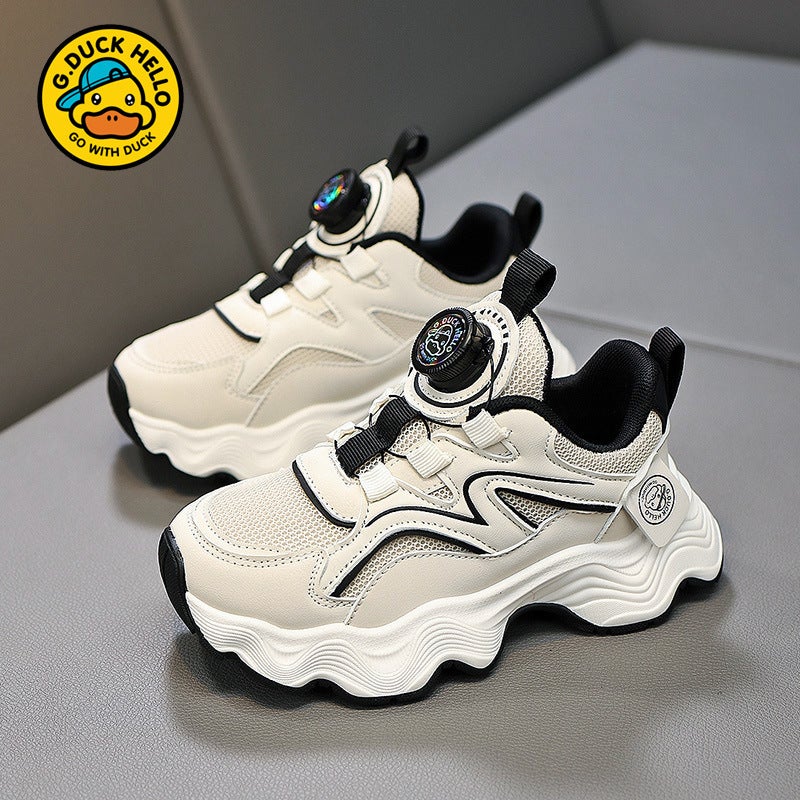 Mesh Sneakers Lightweight Flexible Sole Walking Shoes For Kids Indoor And Outdoor Activities - Image 1