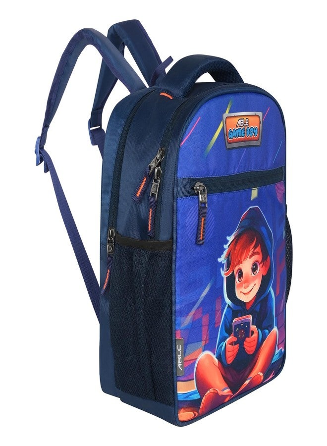 ABLE Game Boy Printed 20L School Bag for Kids.Ideal Bags for Age Group : 5-10 yrs - Image 4