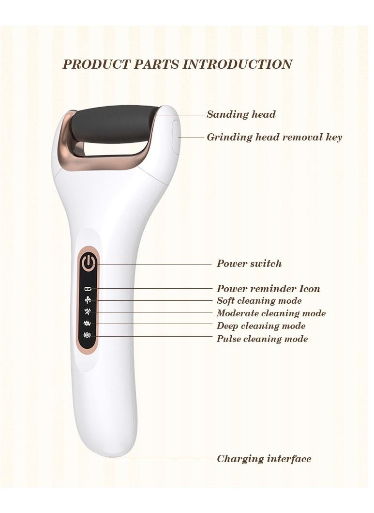 Generic - Foot Care Machine Foot Hard Dry Dead Cuticle Skin Remover Pedicure Care Tools Removal Foot Grinding File Skin Electric Tool - Image 1