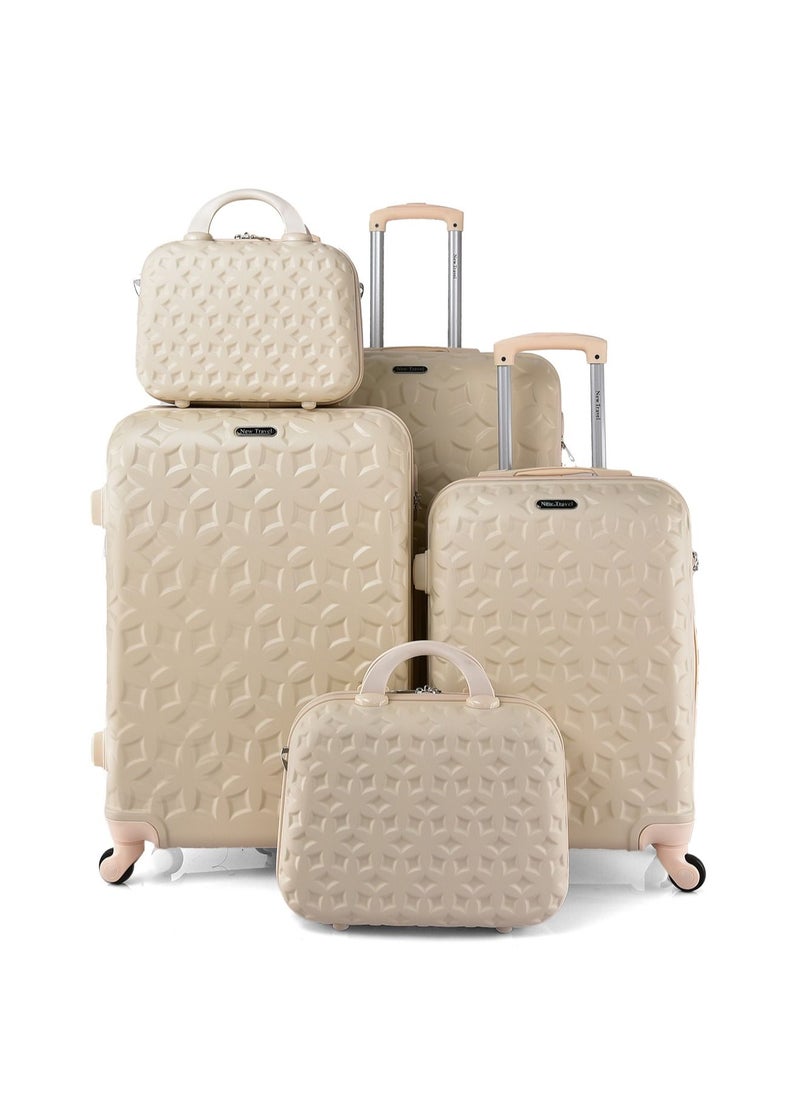 NEW TRAVEL NEW TRAVEL HARD Luggage set 5 pieces size 28/24/20/14/12  inch CS006/5P  - Image 1