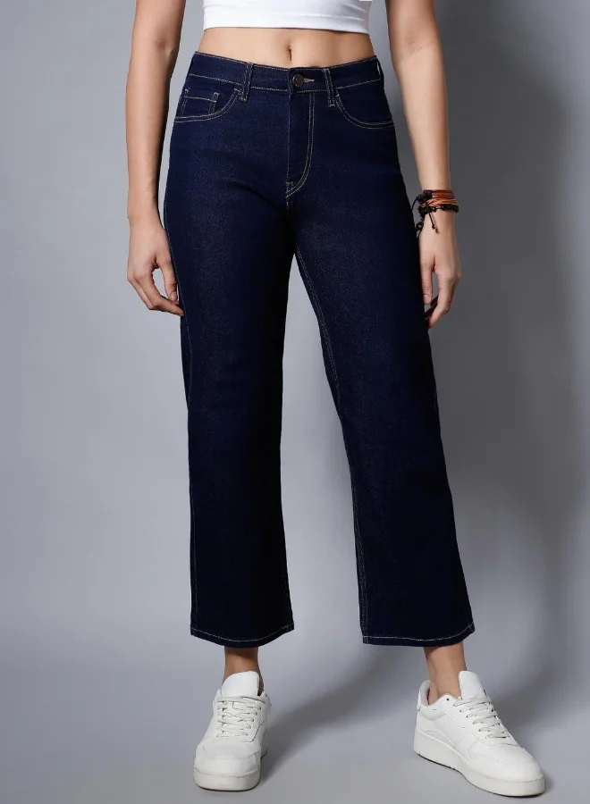 HIGH STAR  Women Indigo Jeans for Women | Best Price UAE