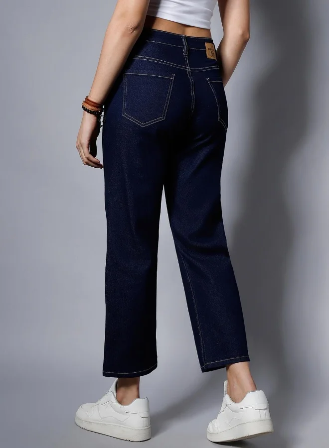 HIGH STAR  Women Indigo Jeans for Women | Best Price UAE