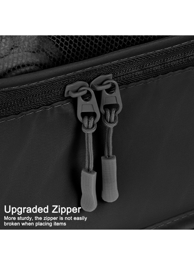 Magic Park Packing Cubes for Suitcase 8Pcs Black Packing Cubes for Storage Lugg Packing Organizer Travel Packing Cubes Set Clothes Shoes Storage for Travel Essential - Image 3